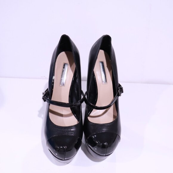 H by Halston Black Buckle Pumps - Size 7.5 - Picture 2 of 8
